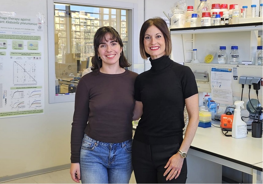 Celia Ferriol (esquerra) i Pilar Domingo (dreta).